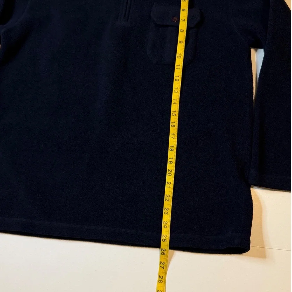Vtg Polo Ralph Lauren Jeans Co Quarter Zip Fleece Pullover Size Medium